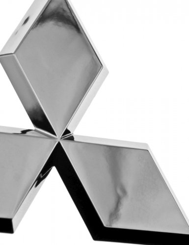 Эмблема для Mitsubishi 9*7.8 см хром - фото фото 5