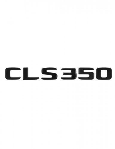 Шильдик на багажник для Mercedes CLS350 черный матовый - фото фото 6