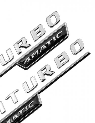 Эмблема на крыло для Mercedes Biturbo 4 matic 2 шт. - фото фото 5
