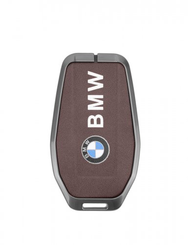 Чехол на ключ для BMW коричневый - фото фото 3