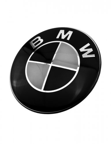 Эмблема наклейка для BMW черно-белая 78 мм. - фото фото 4