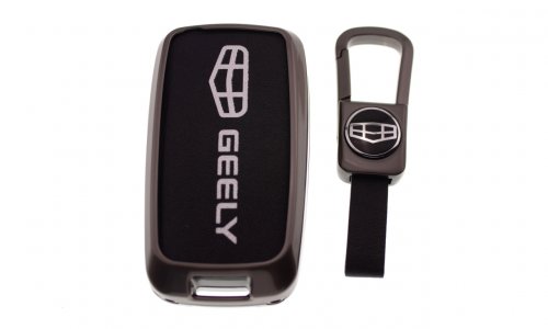 Чехол на ключ для Geely черный - фото фото 4