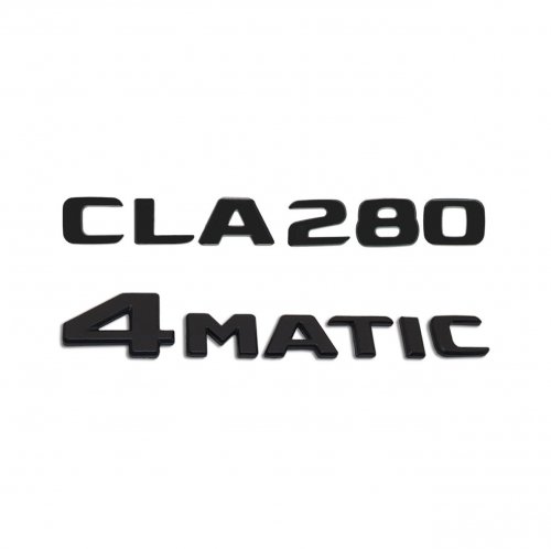 Комплект: шильдик на багажник Mercedes CLA280 (2017+)+4matic - фото