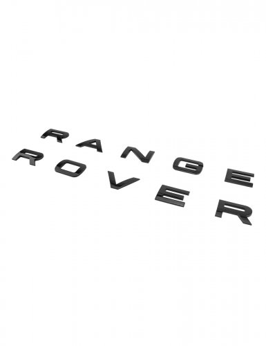 Эмблема на багажник для Range Rover черный глянец - фото фото 4