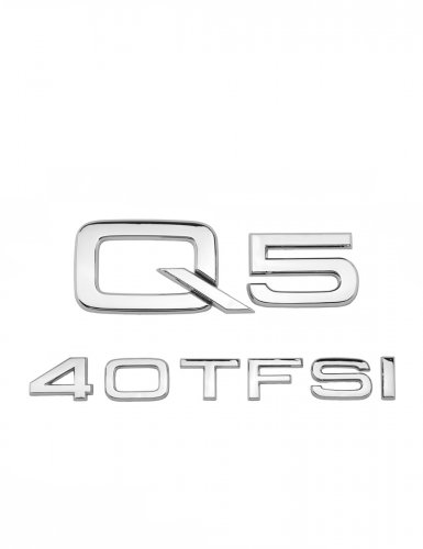Эмблема на багажник для Audi Q5 40 TFSI хром - фото фото 6