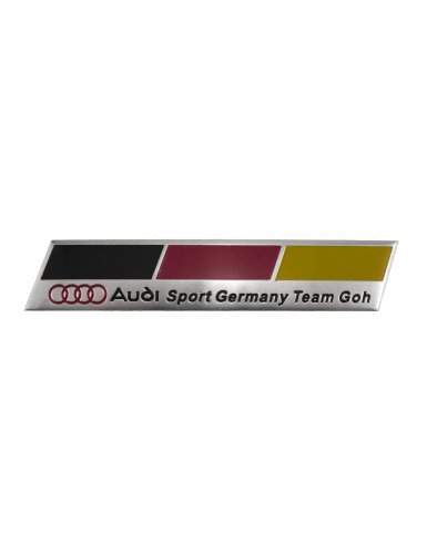 Эмблема для Audi алюминиевая флаг Германии - фото фото 6