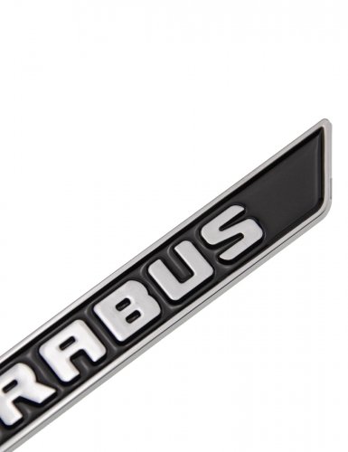 Эмблемы на крыло для Mercedes Brabus хром черные 2 шт. - фото фото 4