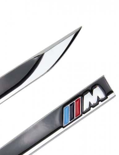 Эмблема на крыло для BMW M-performance черный 2 шт. - фото фото 5