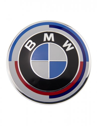 Эмблема на капот для BMW юбилейная 95 мм. - фото фото 6