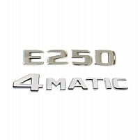 Комплект: шильдик на багажник Mercedes E250 (2017+) +4matic - фото