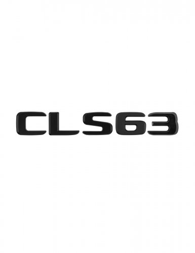 Шильдик на багажник для Mercedes CLS63 черный матовый - фото фото 6