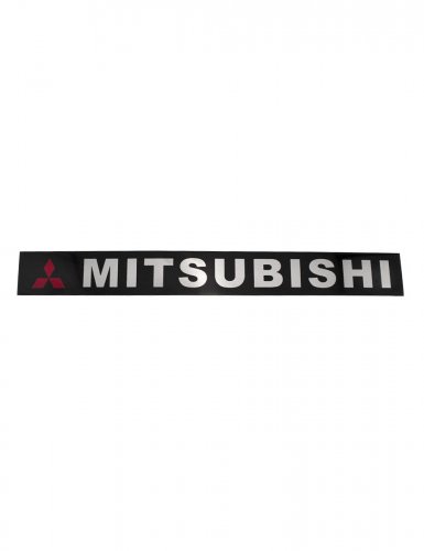 Эмблема наклейка для Mitsubishi черная 260х30 мм. - фото