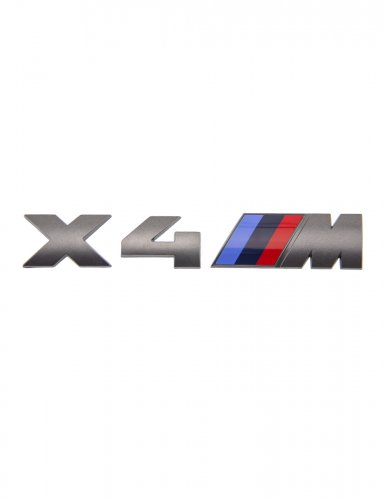 Шильдик на багажник для BMW X4M серый - фото фото 6
