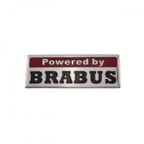 Табличка Brabus алюминиевая - фото