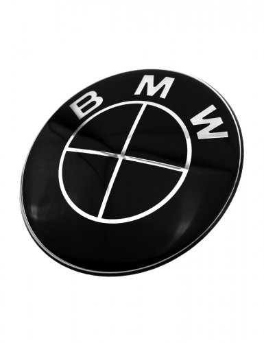 Эмблема для BMW черная 78 мм.наклейка - фото фото 4