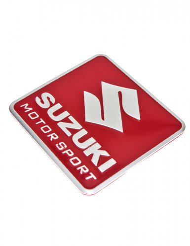 Эмблема для Suzuki красная 55x60 - фото фото 4