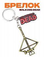 Брелок Ходячие мертвецы арбалет The Walking Dead бронзовый - фото