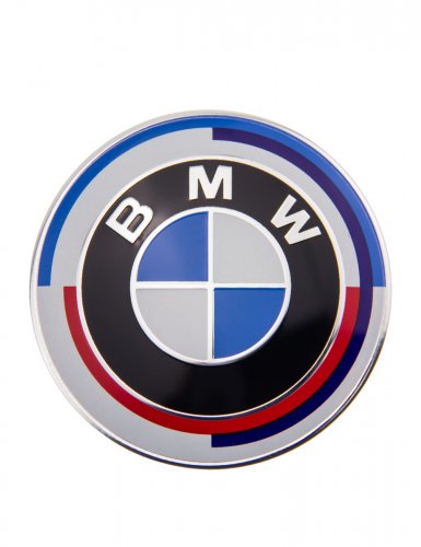 Эмблема на багажник для BMW юбилейная 74 мм. - фото фото 6