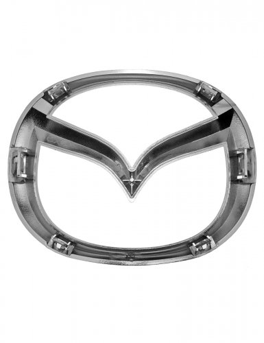 Эмблема на решетку для Mazda 140x110 мм хром - фото фото 3