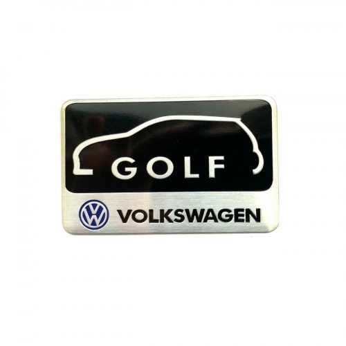 Эмблема универсальная Volkswagen Golf - фото