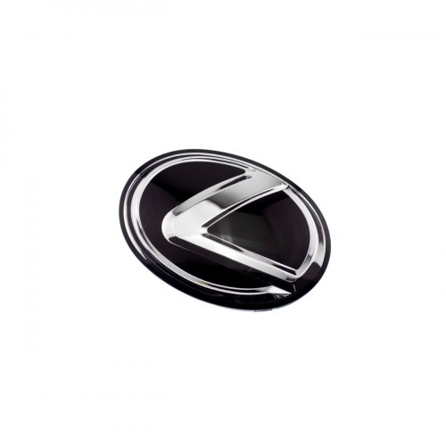 Эмблема на решетку Lexus черная 162x122 мм. - фото фото 4