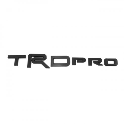 Шильдик TRD pro для Toyota черный глянец - фото