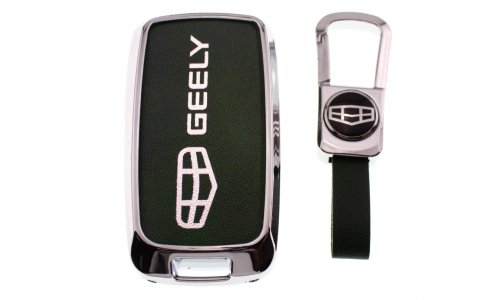 Чехол на ключ для Geely зеленый - фото фото 4