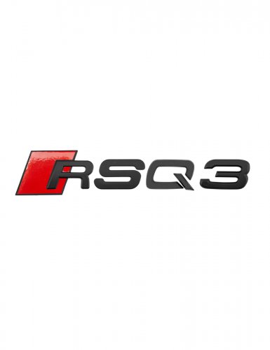 Шильдик на багажник для Audi RSQ3 черный матовый - фото фото 6