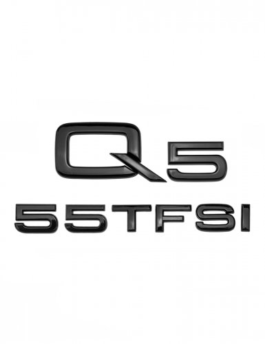 Эмблема на багажник для Audi Q5 55 TFSI черный глянцевый - фото фото 6