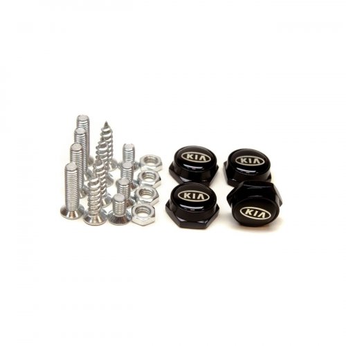 Комплект: рамка для номера Kia и болты крепления Kia - фото фото 3