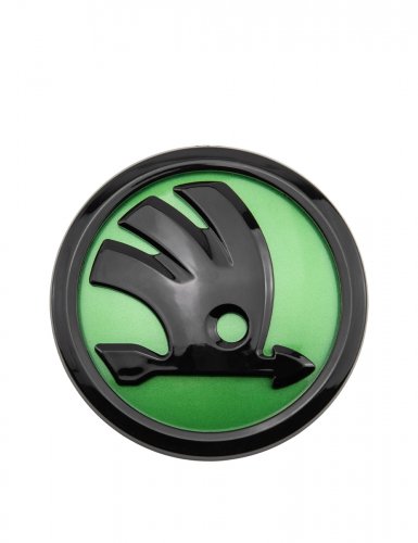 Эмблема на капот для Skoda прямая форма - фото фото 6