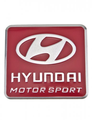 Эмблема для Hyundai красная 55x60 - фото фото 7