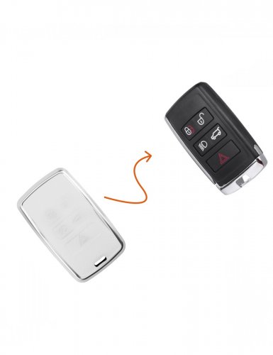 Чехол на ключ для Land Rover белый - фото фото 2