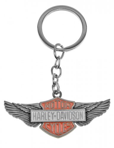 Брелок для ключей Harley-Davidson металлический серебристый - фото фото 6