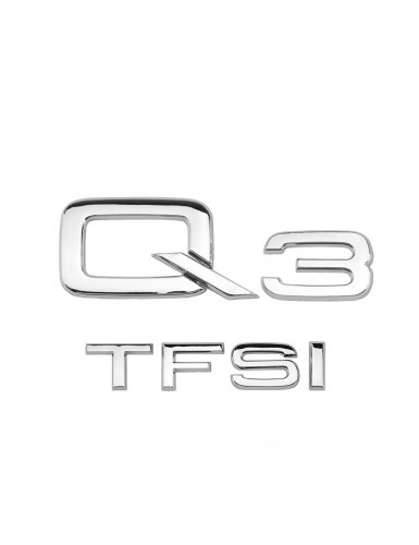 Эмблема на багажник для Audi Q3 TFSI хром - фото фото 6