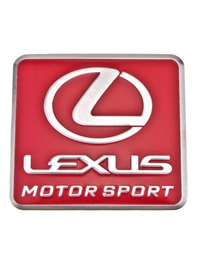 Эмблема для Lexus красная 55x60 - фото фото 7