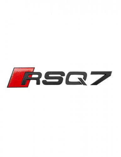 Шильдик на багажник для Audi RSQ7 черный матовый - фото фото 6