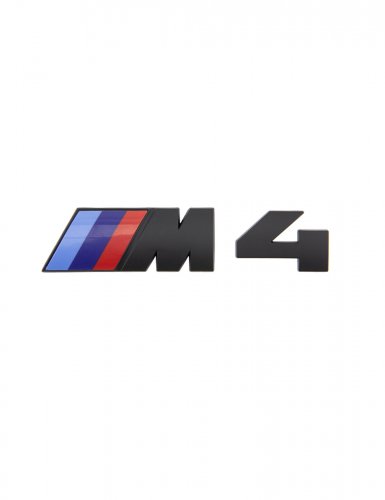 Эмблема на багажник для BMW M4 черный матовый - фото фото 6