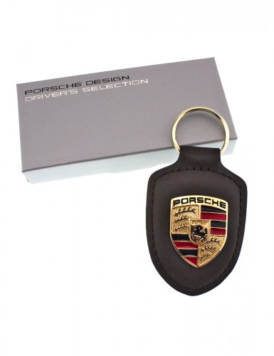 Брелок для ключа Porsche темно-коричневый - фото фото 6