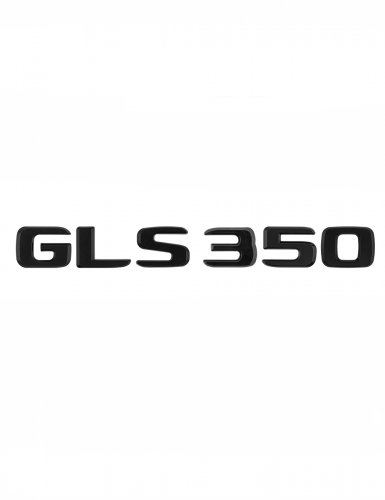 Шильдик на багажник для Mercedes GLS350 черный матовый - фото фото 6