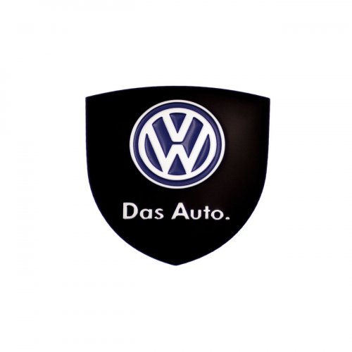 Алюминиевая эмблема Volkswagen - фото