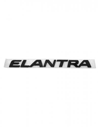 Шильдик на багажник для Hyundai Elantra черный глянец - фото
