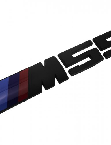 Шильдик на багажник для M550i для BMW 5 серии черный мат - фото фото 5