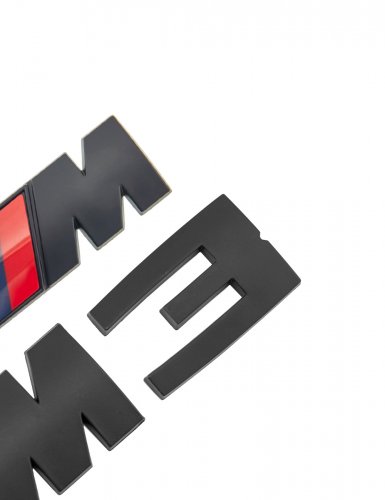 Эмблемы для BMW M 3 серии черный матовый на багажник и крыло - фото фото 5
