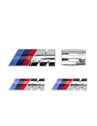 Эмблемы для BMW M 6 серии хром на багажник и крыло - фото фото 6