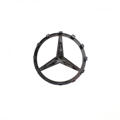 Эмблема на руль Mercedes-Benz хром 57 мм - фото фото 3