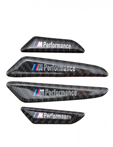 Эмблема на крыло для BMW M-performance карбон 4 шт. - фото фото 6