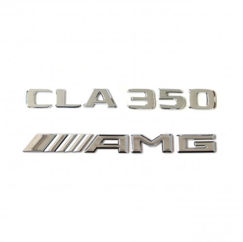 Комплект: шильдик на багажник Mercedes CLA350 (2017+) +AMG - фото