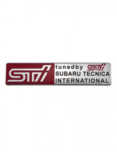 Эмблема для Subaru STI 120x26 мм. - фото фото 6
