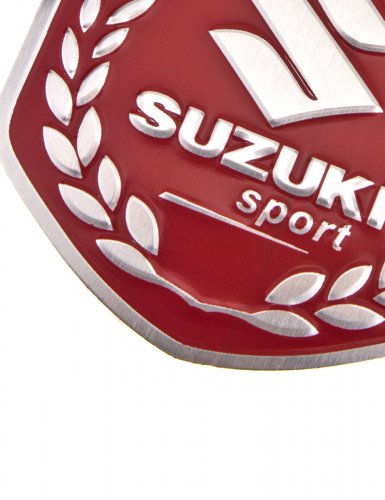 Эмблема для Suzuki красная 50x50 - фото фото 5